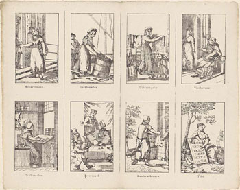 Beroepenalfabet, Rijksmuseum 1825