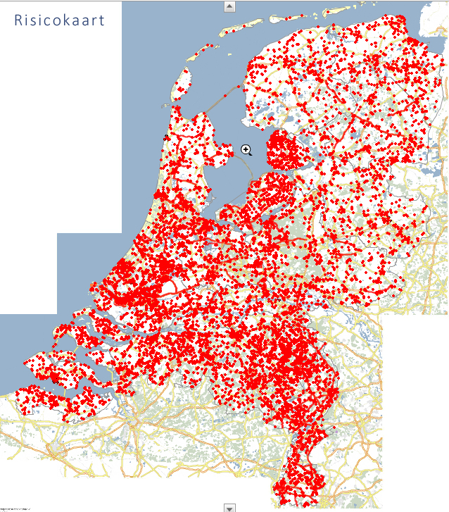 Risicokaart Nederland